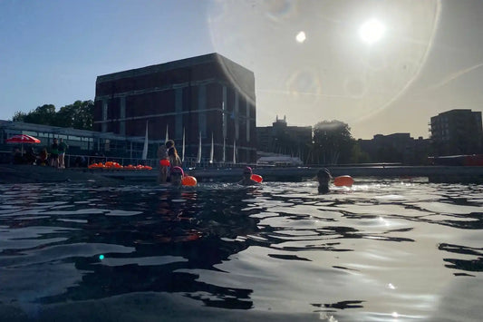 London summer swimming West Reservoir